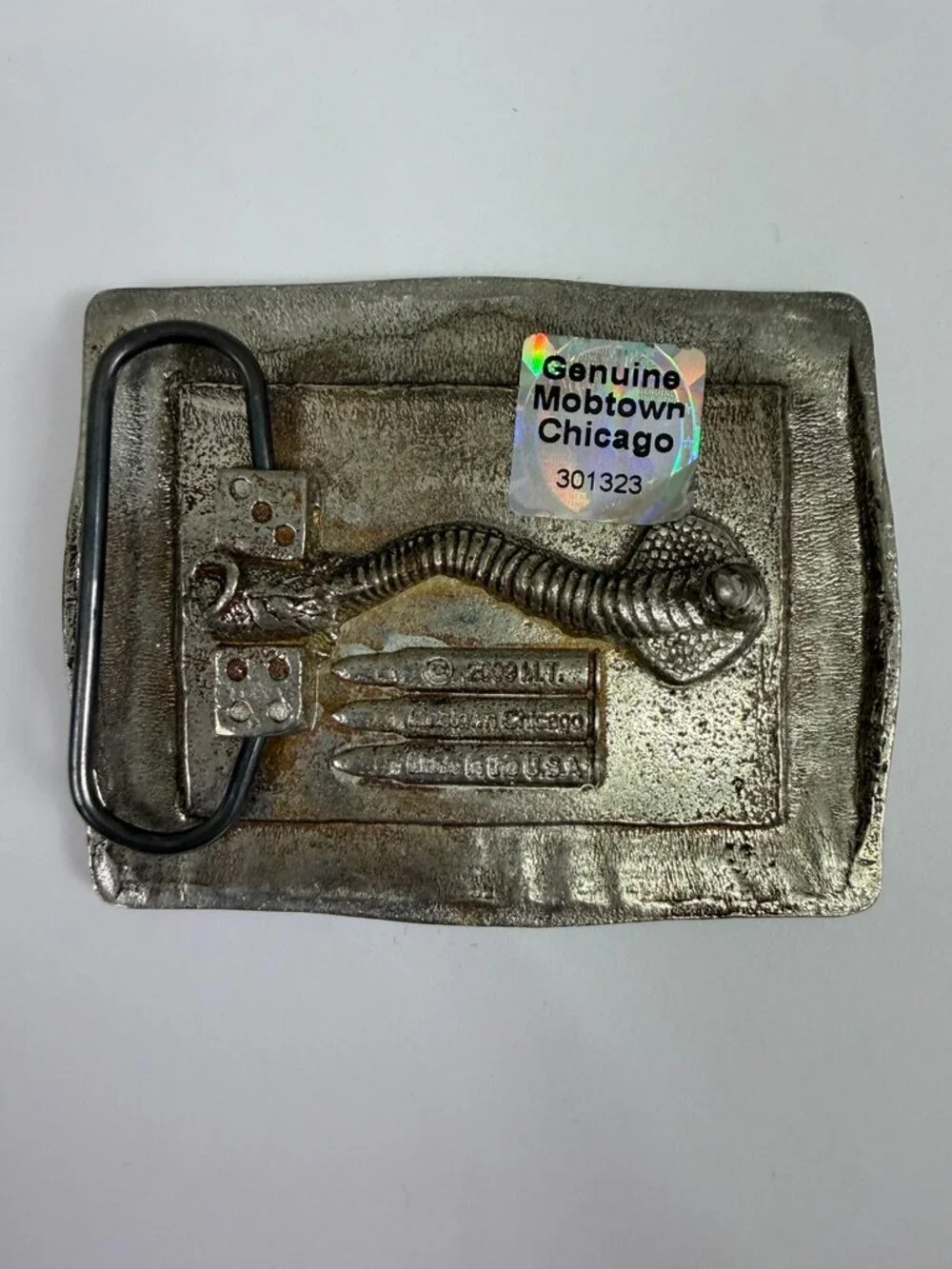 Vintage 2009 Melisron Chicago Country Western Sunset Metal Belt Buckle